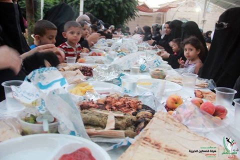 Palestine Charity Committee Carries out IFtar for Orphans South of Damascus