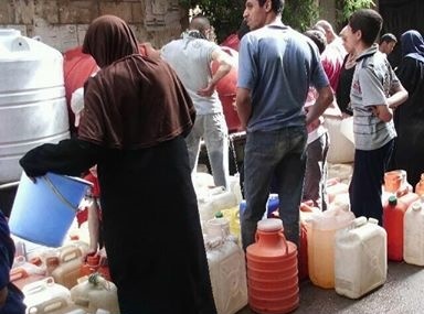 Poisoning Spread in Yarmouk and South Damascus due to the Polluted Water