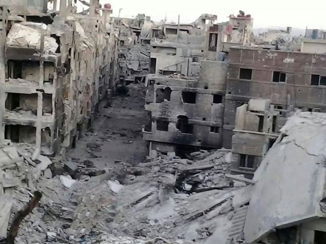 70% of Buildings at Deraa, Handarat, and Sbeina Camp are Destroyed, and 40% of Buildings in Yarmouk are Affected