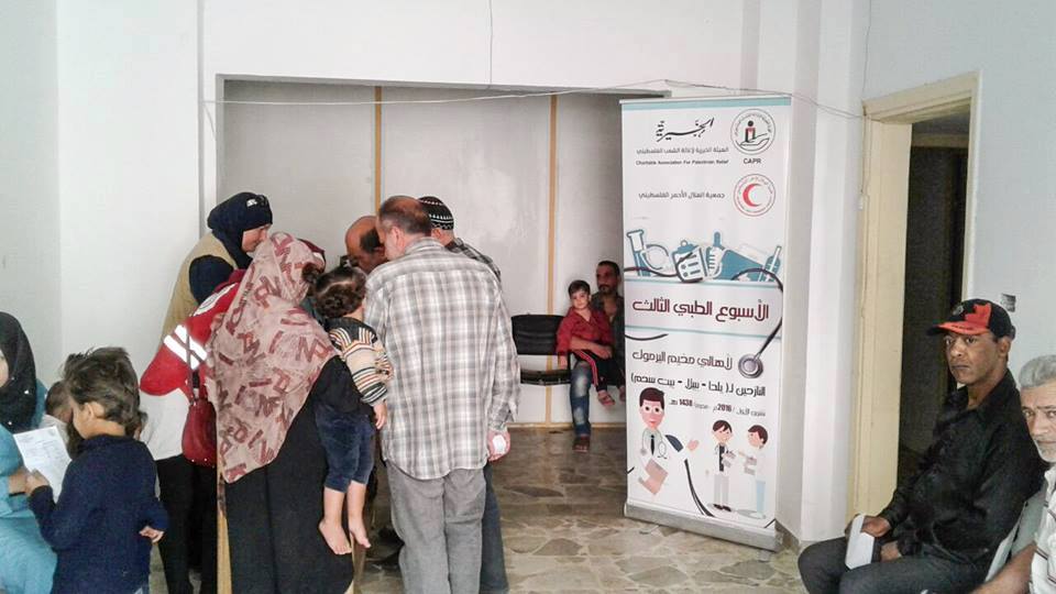 Third Medical Week kicks off in Yarmouk camp.
