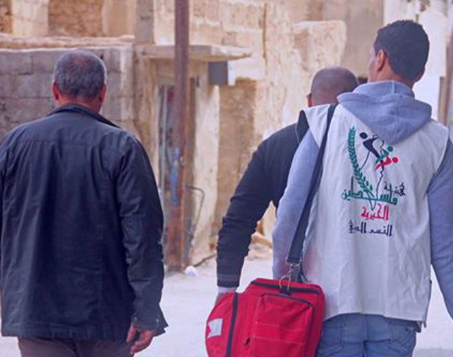 Palestine Charity provides Yarmouk’s displaced residents with relief assistance 