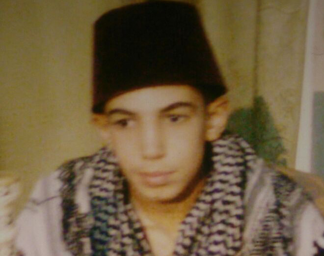 The Palestinian minor Mustafa Ali Ayoub has been held in government penitentiaries for the fourth year