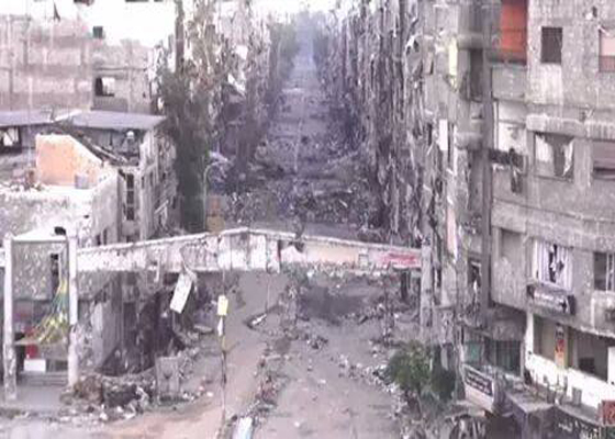 Yarmouk Camp Struck with Mortar Shells