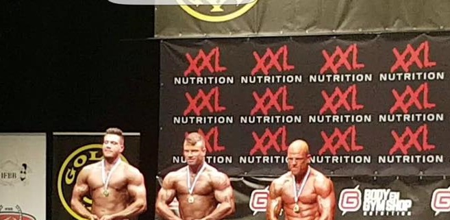 Palestinian from Syria Finishes Third in Body Building Championship in Netherlands