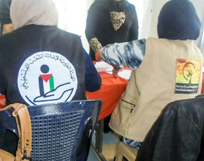 Palestine Charity Commission Provides Aids to Palestinian Families in Qudsaya