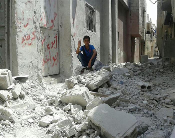 Deraa camp neighborhoods targeted with mortar shells