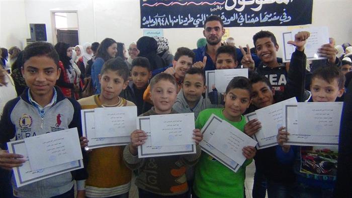 Outstanding Palestinian-Syrian students in Damascus, honored