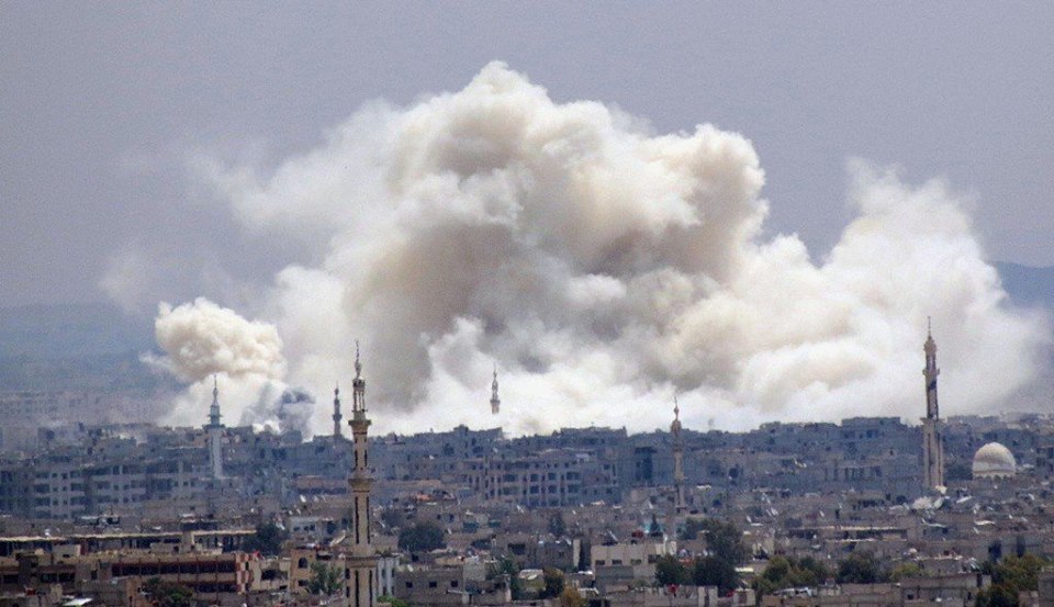 The bombardment of Yarmouk camp continues for the fourth day in a row, amid continuous silence