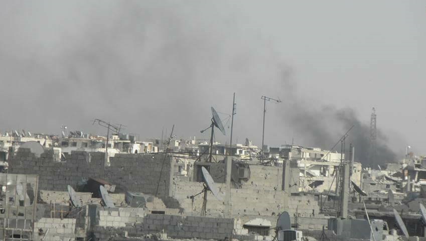 For the 24th consecutive day, the bombardments and air raids targeting Yarmouk camp in Damascus continue 
