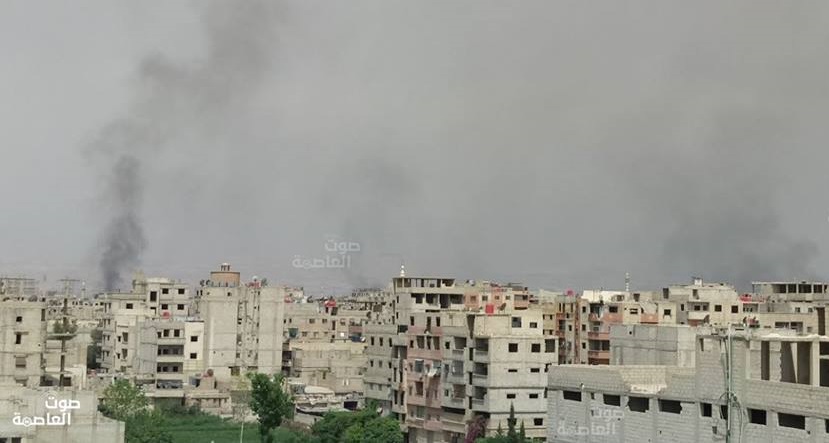 ISIS burns its headquarters in the south of Damascus
