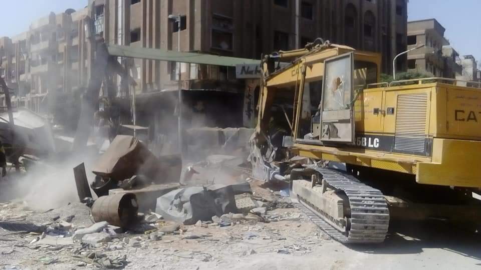 Debris-Clearance Resumed in Yarmouk after 2-Month Hiatus