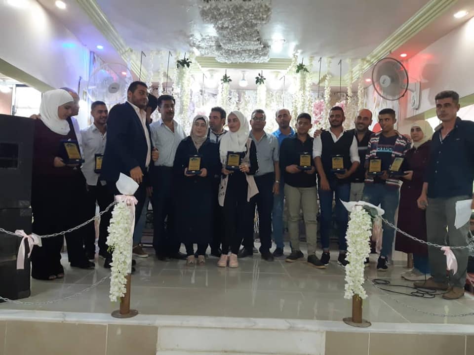 Palestinian Students Honored in Khan Eshieh Refugee Camp