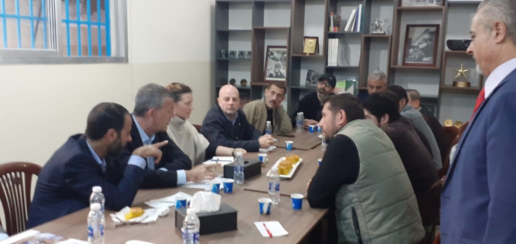 UNRWA Delegation Meets with Representatives of Displaced Palestinians in Lebanon