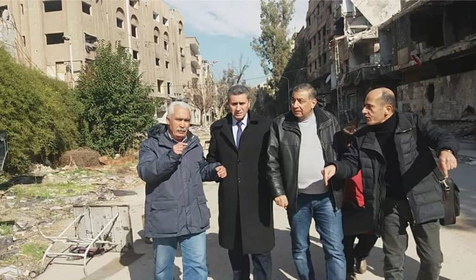 Damascus Committee Carries Out Building Survey in Yarmouk Camp