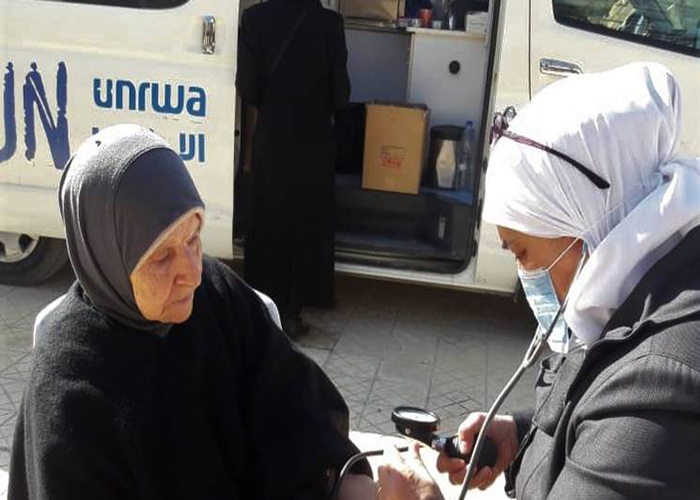 900 Patients Receive Treatment at UNRWA Clinic in Yarmouk Camp