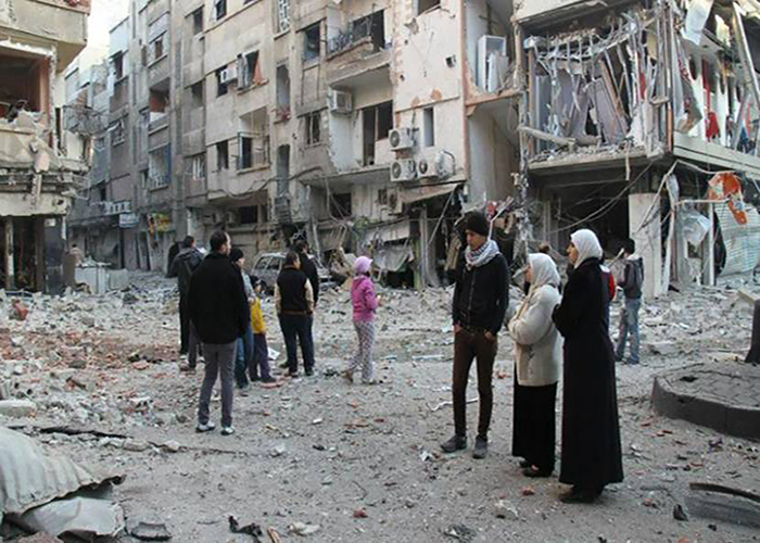 Displaced Palestinian Families Call for Return to, Reconstruction of Yarmouk Camp