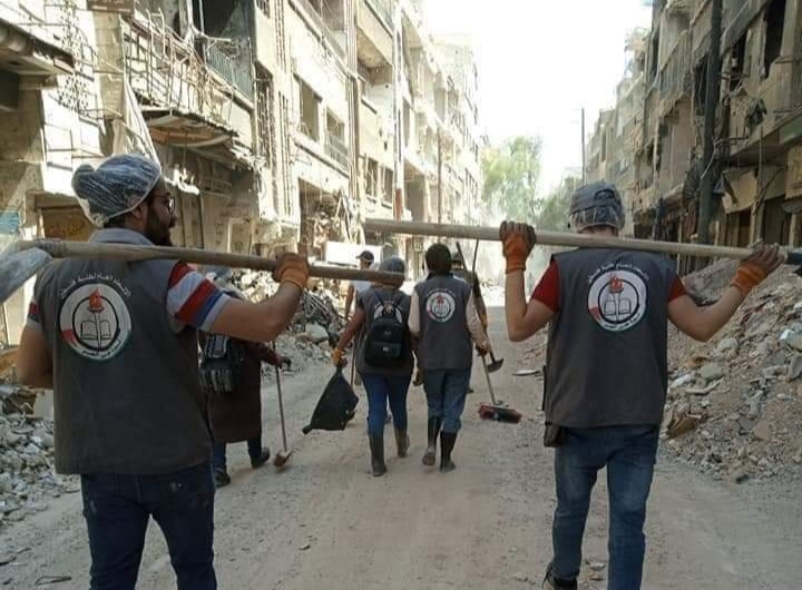 Calls Launched for Rubble-Clearance Volunteers in Yarmouk Camp