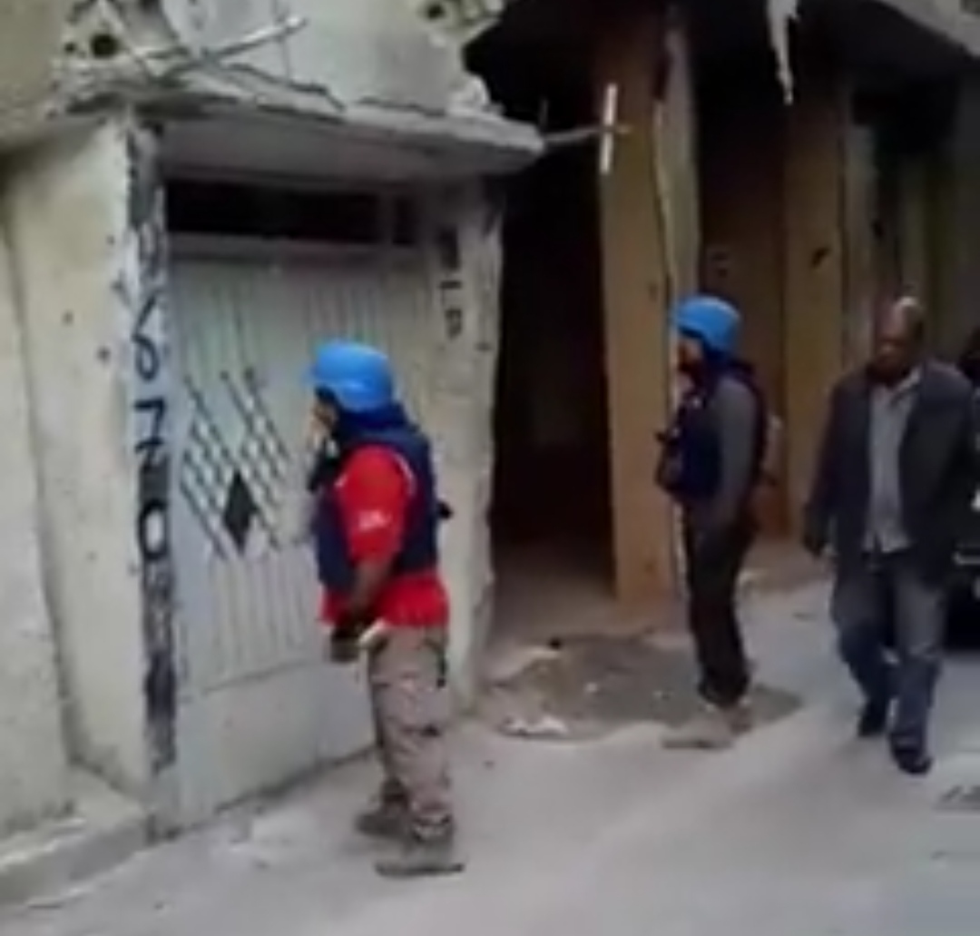 UNRWA Conducts Building Damage Assessment in Yarmouk Camp