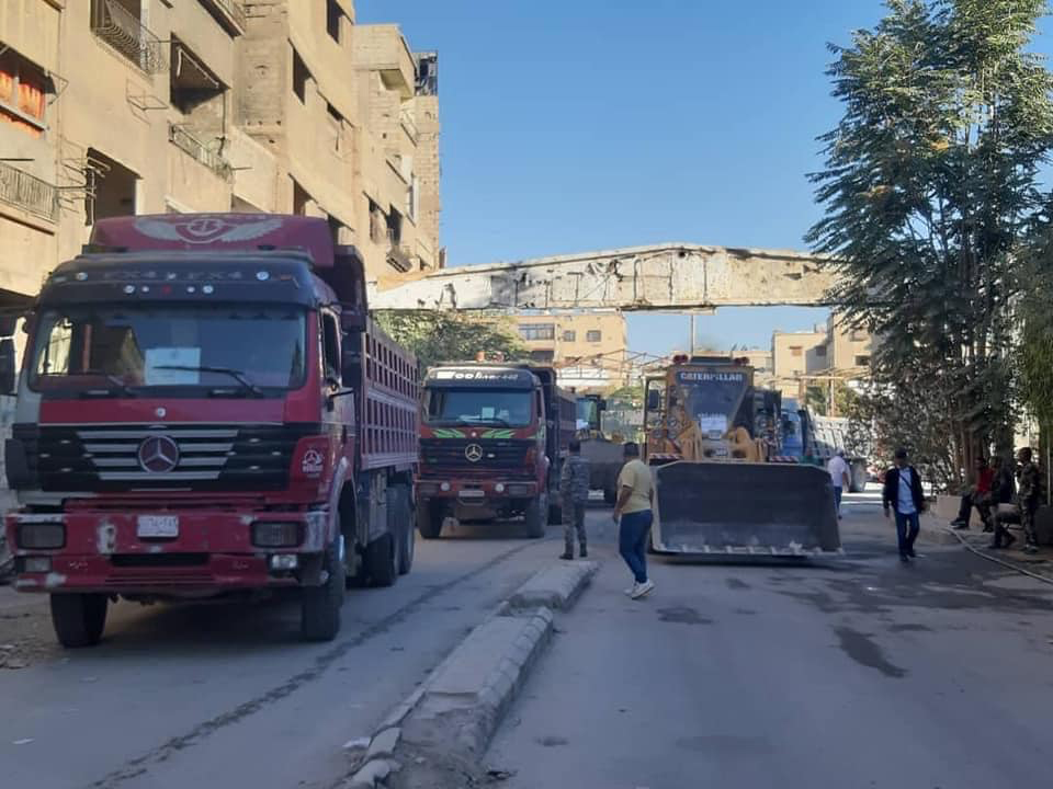 Rubble-Clearance Works in Yarmouk Camp Suspended