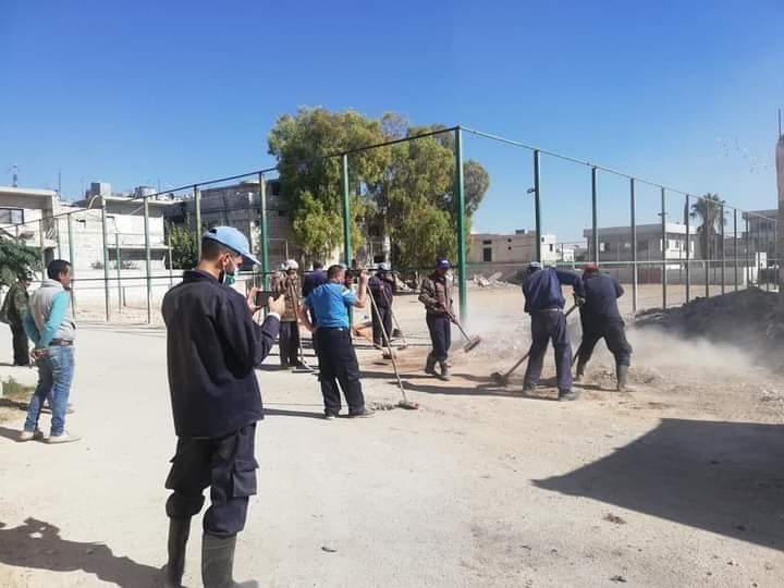 Cleaning Campaign Kick-Started in Khan Eshieh Camp