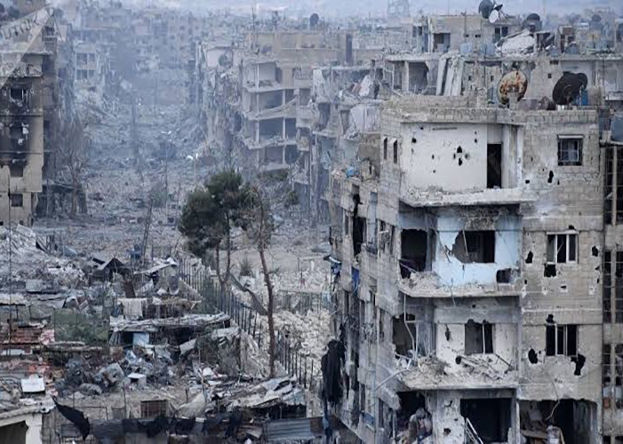Pro-Regime Party in Syria Rejects Plan to Remove Destroyed Buildings from Yarmouk Camp