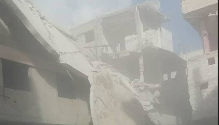 Building Collapse Risk Increasing in Yarmouk Camp