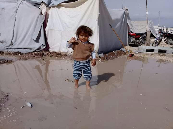 Palestinian Refugee Children Facing Severe Trauma in Northern Syria Displacement Camps