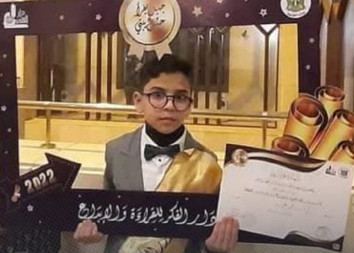 Palestinian Refugee Child Wins 2nd Place in Arabic Reading Competition 
