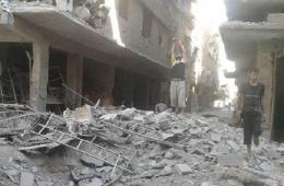 Three Palestinian Camps were Bombed, a Child Died at the Yarmouk Camp Due to Siege and Lack of Care.