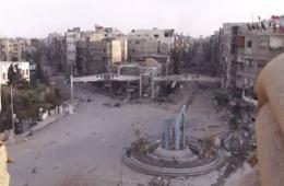 Warplanes Raided at Al Hajar Al Aswad Neighborhood Adjacent to the Yarmouk Camp.