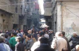 Clashes at the Yarmouk Camp, and the Aids are still Suspended for the sixth week.