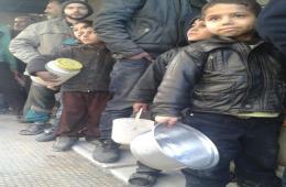 The siege on the Yarmouk camp continues for 568 days.