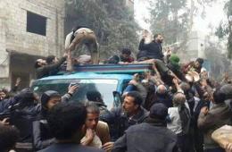 Bombing and Limited Aids Distribution at the Yarmouk Camp.