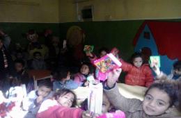 residents insisted on following-up the educational process in Yarmouk camp.