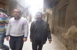 Resumption of Food Aid Distribution, and the Reconciliation Delegation Enter the Yarmouk Camp.