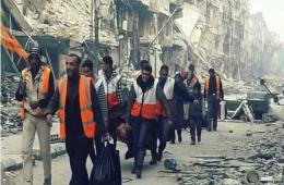Bombing Targets the Yarmouk Camp with Rockets and Mortars Resulted in Victims, and Resumption of Food Aid Distribution to the residents.