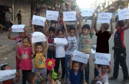 3500 Besieged Children in Yarmouk Facing Death each day