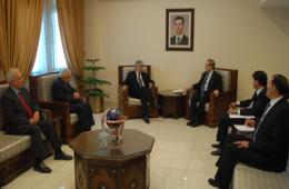 PLO Delegation in Damascus Discuss the Ways of Helping Yarmouk Residents