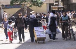 Al Wafaa European Campaign Continues to Provide its Relief Aids to the Palestinians of Syria
