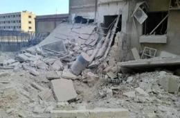 Massive Destruction at Yarmouk by Explosive Barrels