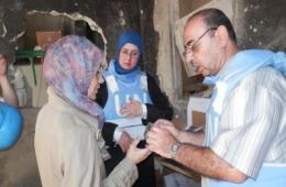 UNRWA Confirms the Spread of Typhoid in Yarmouk in the First Day of its Medical Work at Yelda Area