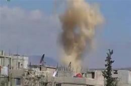 Explosive Barrels Target the Vicinity of Khan Al Shieh Camp