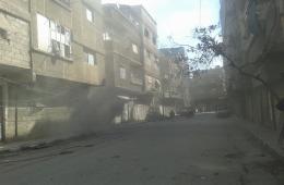 Clashes and Shelling in the Yarmouk Camp in Damascus 