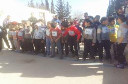 Palestine Charity Association organizes run racing in Khan Eshieh Camp.