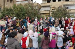 Recreational and educational activities for Palestinian refugee children in the several camps in Syria.