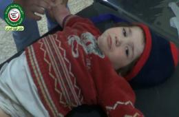 Appeals to treat a child girl injured in recent clashes in Yarmouk camp.