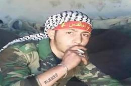 A Palestinian refugee killed while fighting alongside the regime in Aleppo.