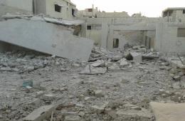 Mortar Shells Target Deraa Camp South of Syria