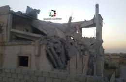 Explosive barrels target parts of Khan Al-Sheih and regime