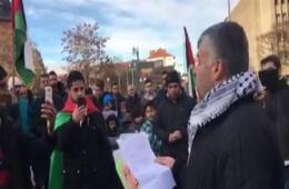 Rally in Sweden in solidarity with beleaguered Khan Al-Sheih Camp